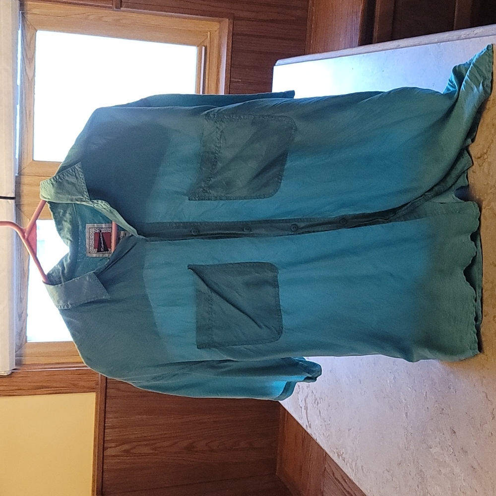 Men's reputation 100% Silk Button Down